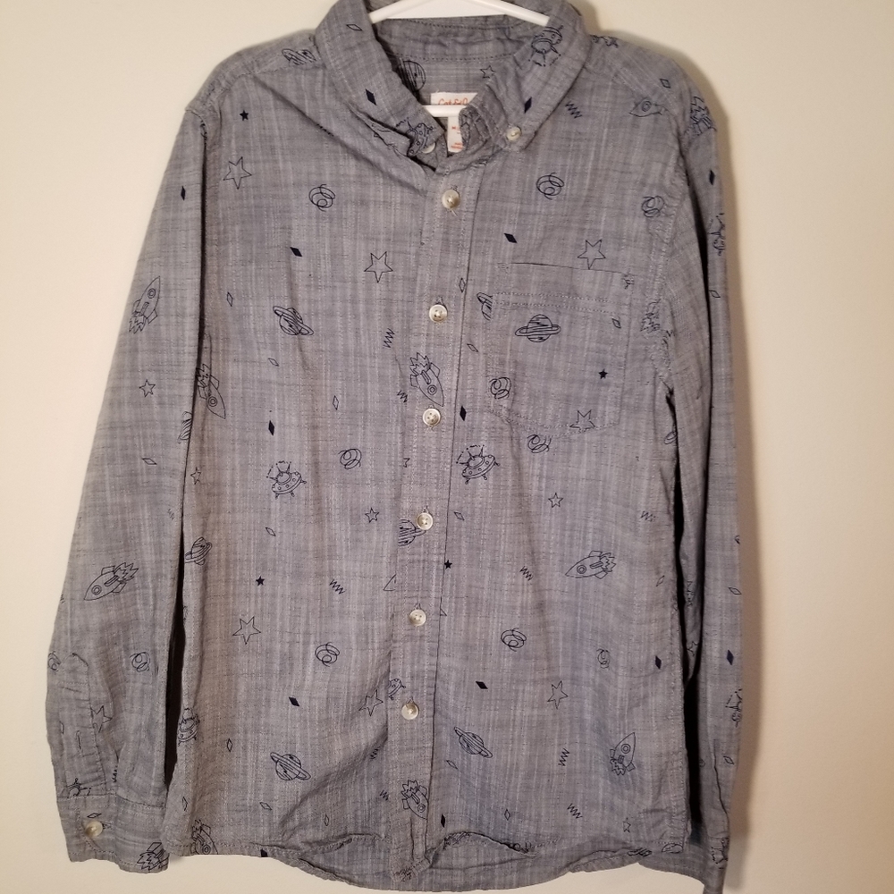 Cat & Jack Boys Dress Button Down Shirt